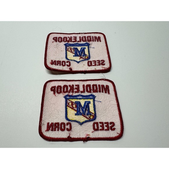 2 Vtg Middlekoop Seed Corn ~ Farming Agriculture Planting Patch ~ Packwood Iowa - Picture 3 of 9